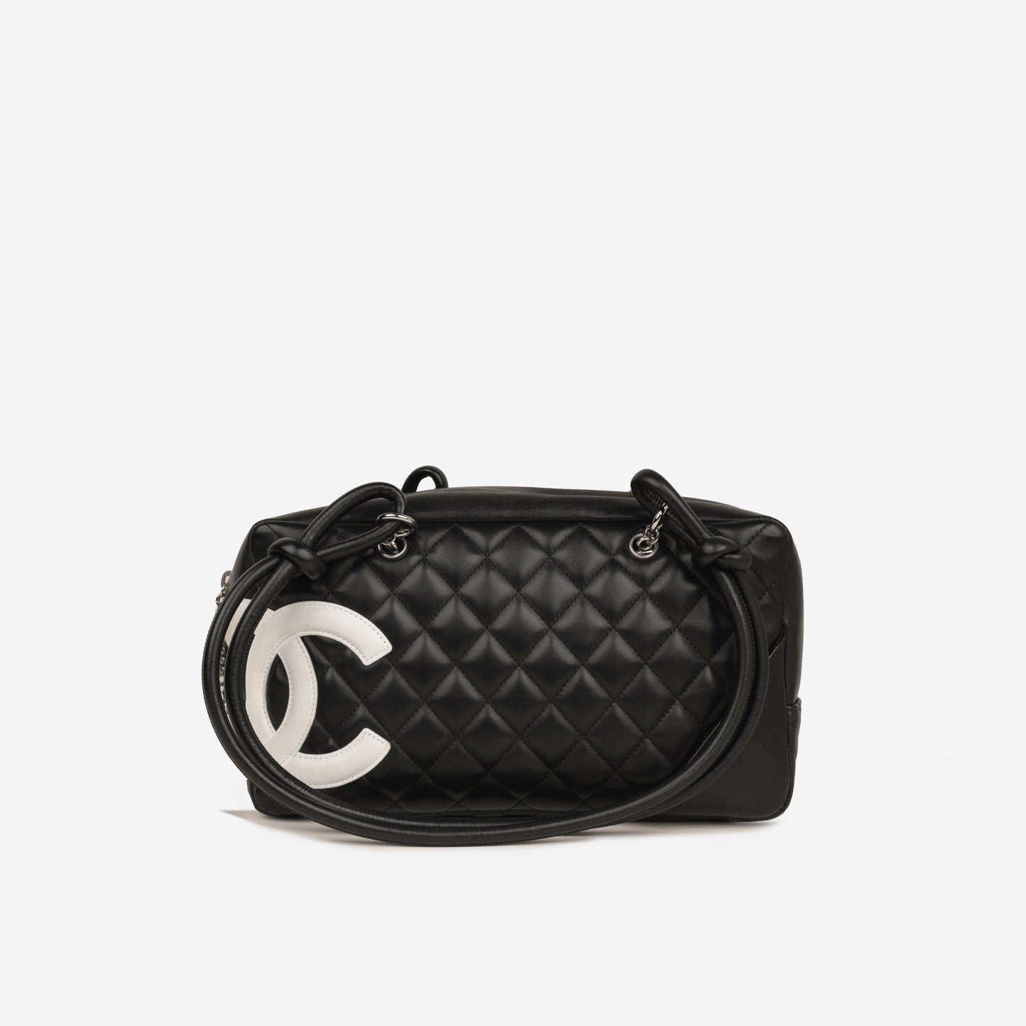 Chanel Cambon Lambskin Black Handbag