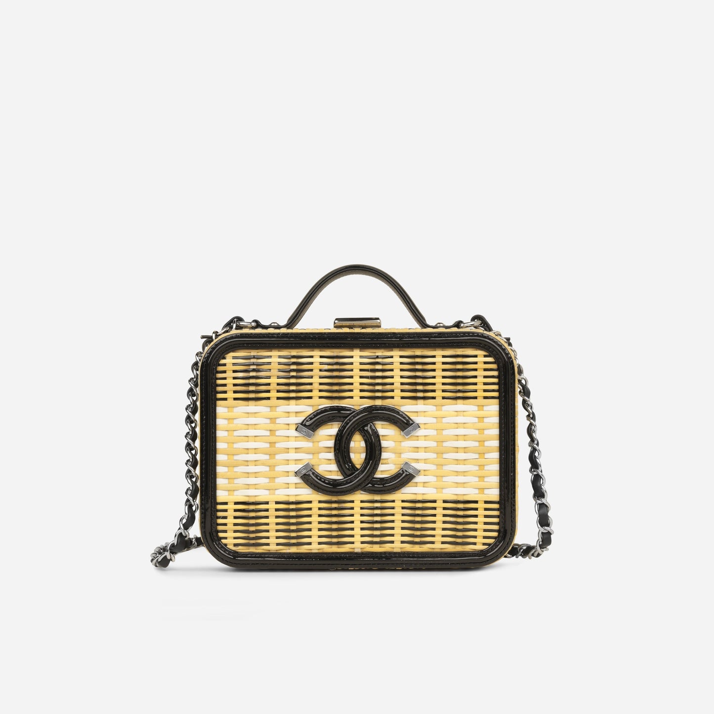 Chanel Vanity Lambskin Black Clutch Style 2