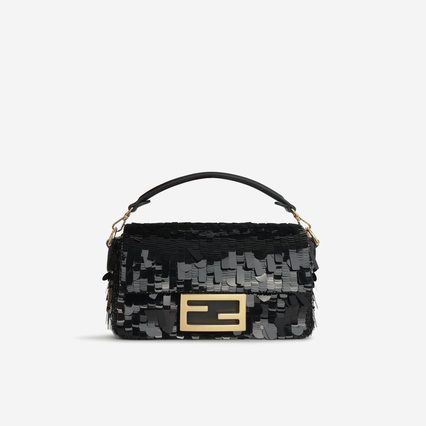 Fendi Baguette Black Shoulder Bag Black