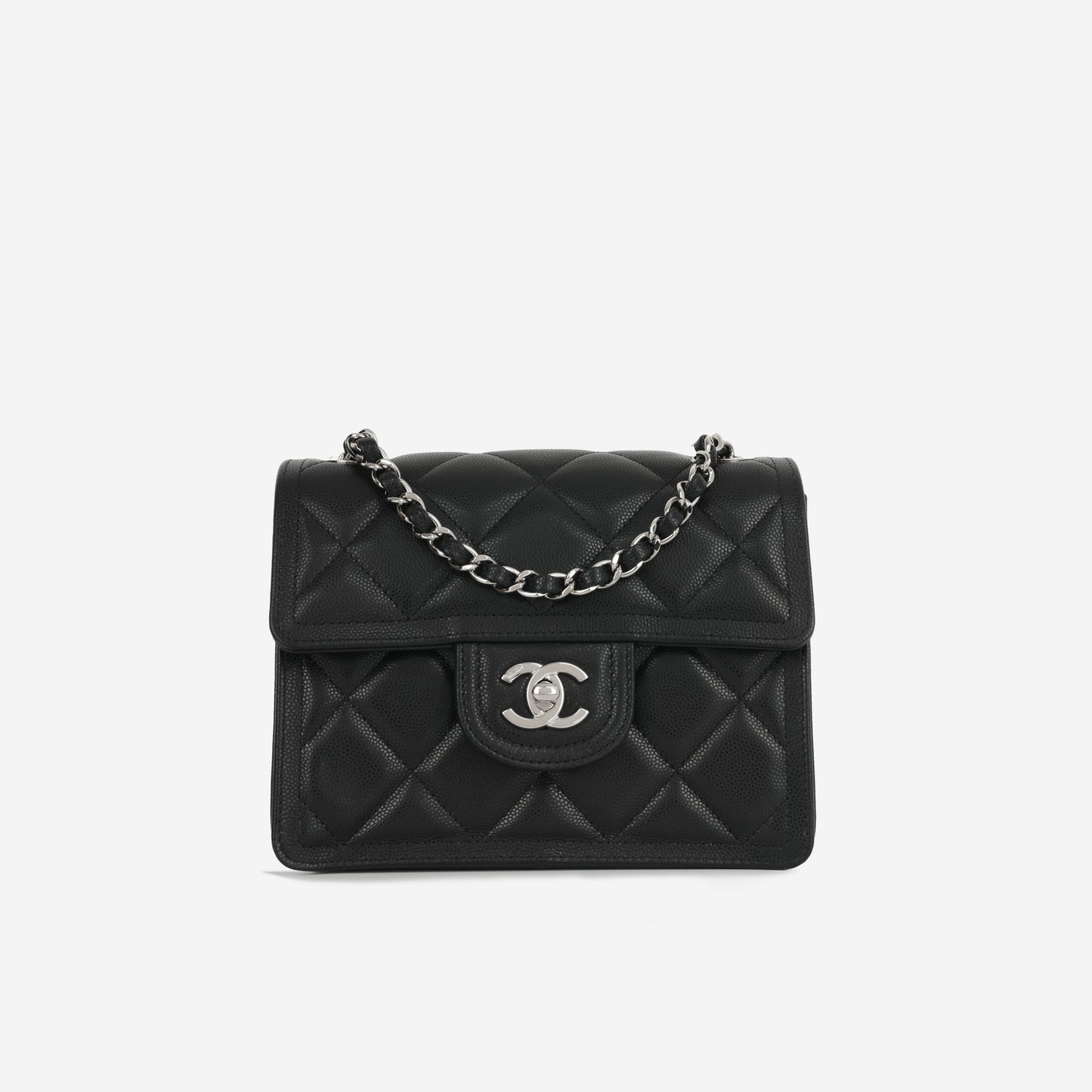 Chanel Classic Flap Caviar Black Shoulder Bag Style 2