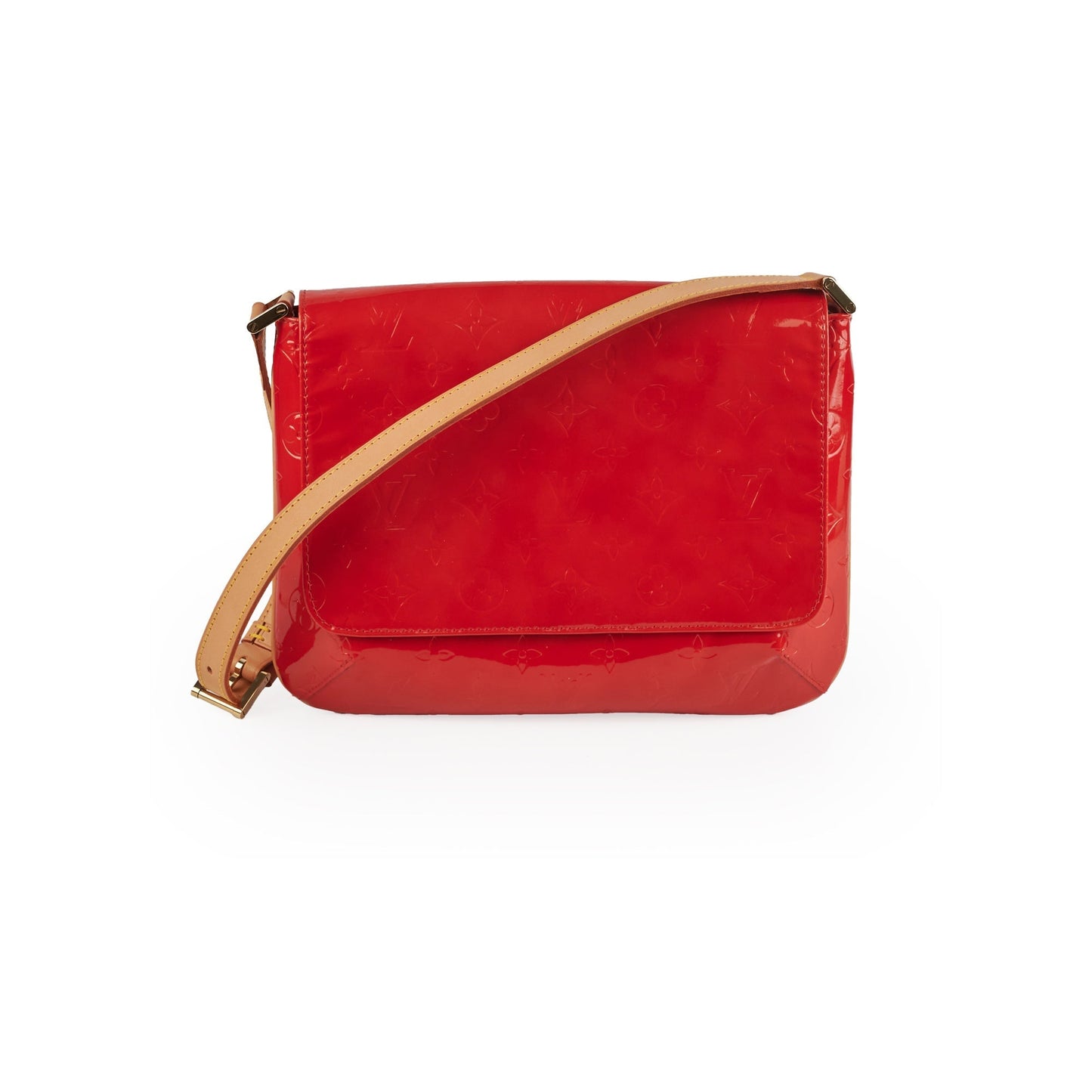 Louis Vuitton Thompson Street Vernis Red/Orange Shoulder Bag
