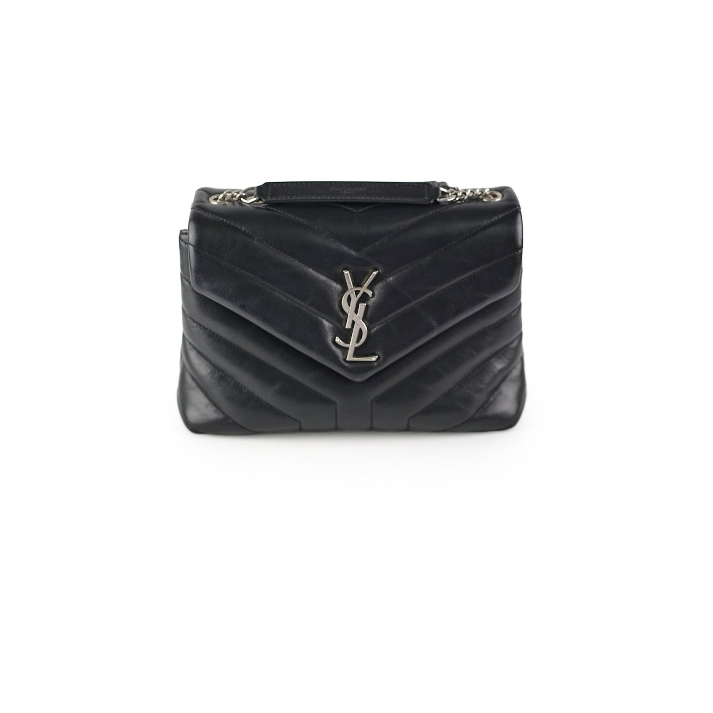 Saint Laurent Lou Black Handbag Black
