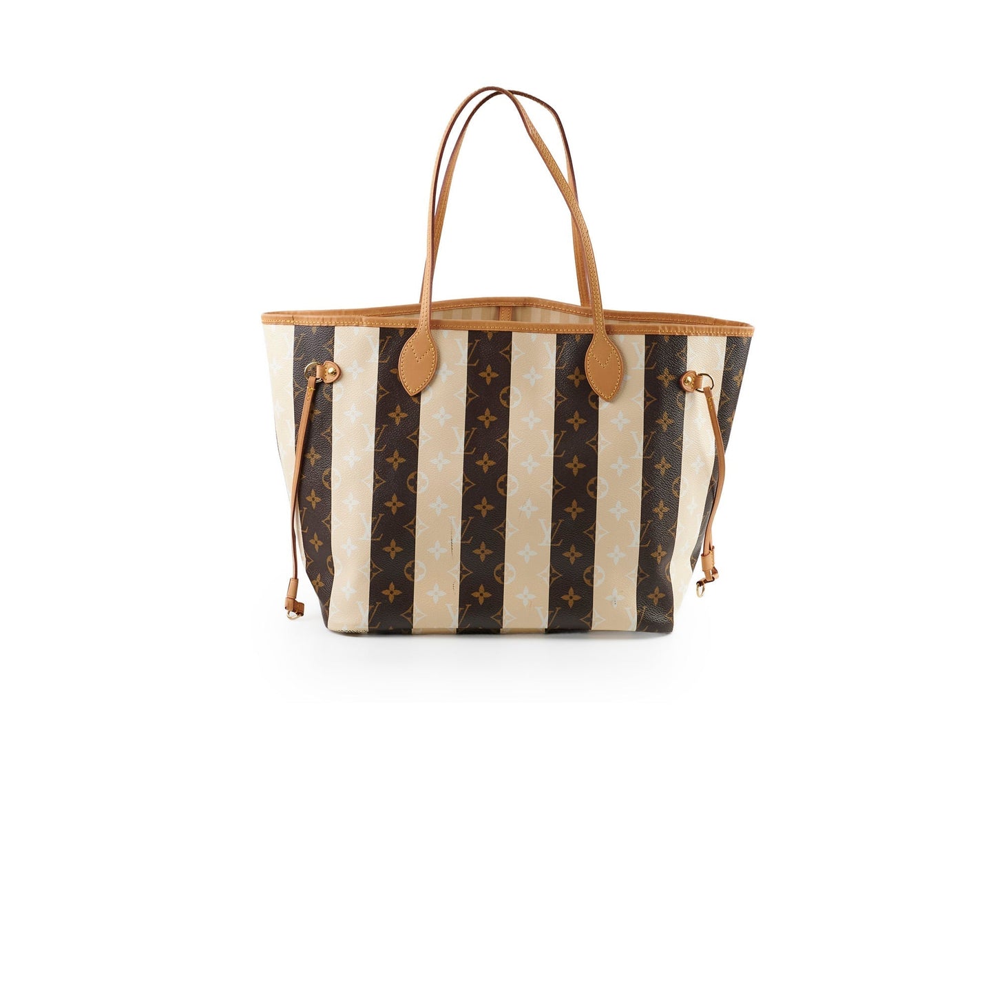 Louis Vuitton Neverfull MM Rayures Monogram Shoulder Bag