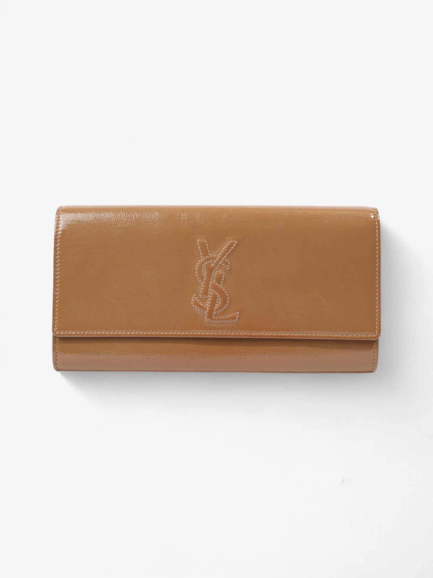 Saint Laurent Belle De Jour Tan Calfskin Leather Large