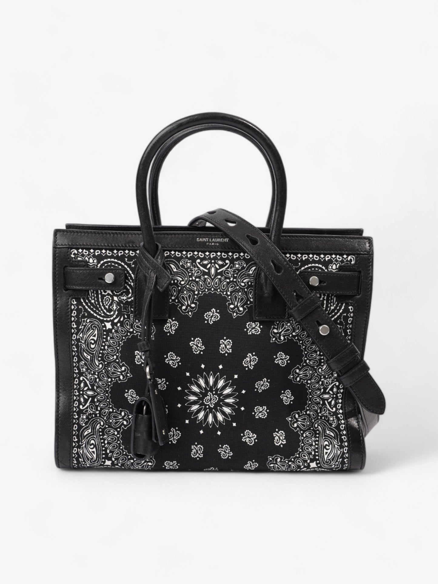Saint Laurent Sac De Jour Leather Black Handbag