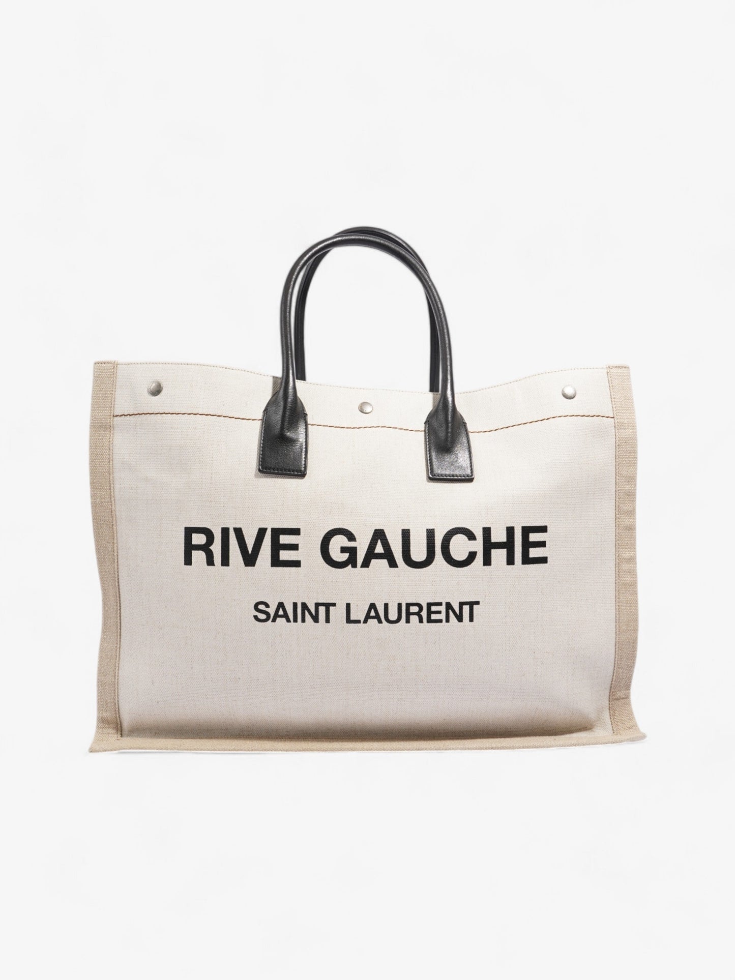 Saint Laurent Canvas Black Tote Bag Style 2
