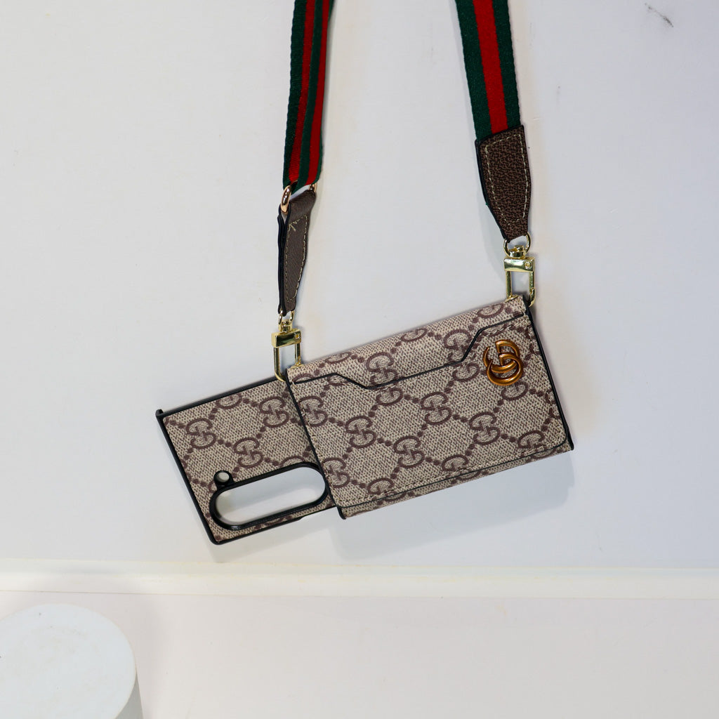 Z Fold Gucci Phone Case Wallet Crossbody Style