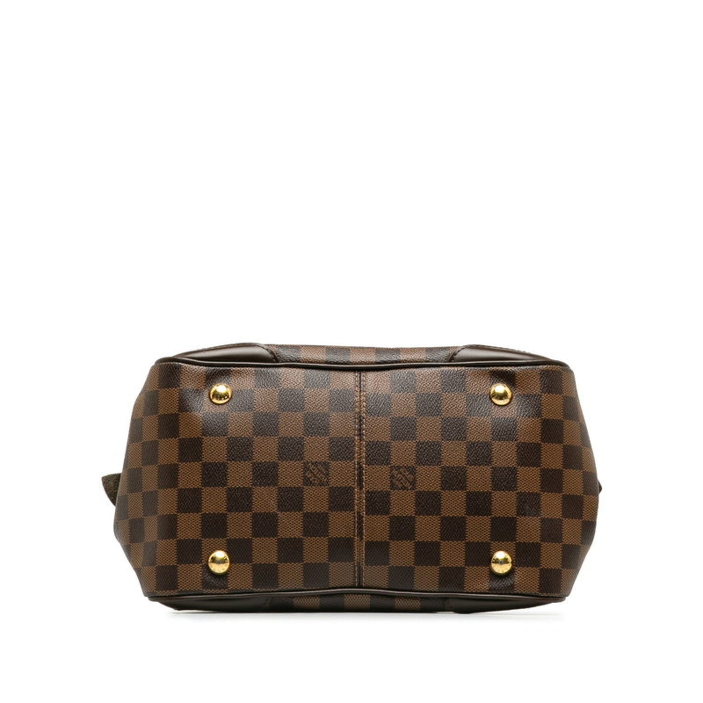 Louis Vuitton Ebene Pvc Leather Handbag