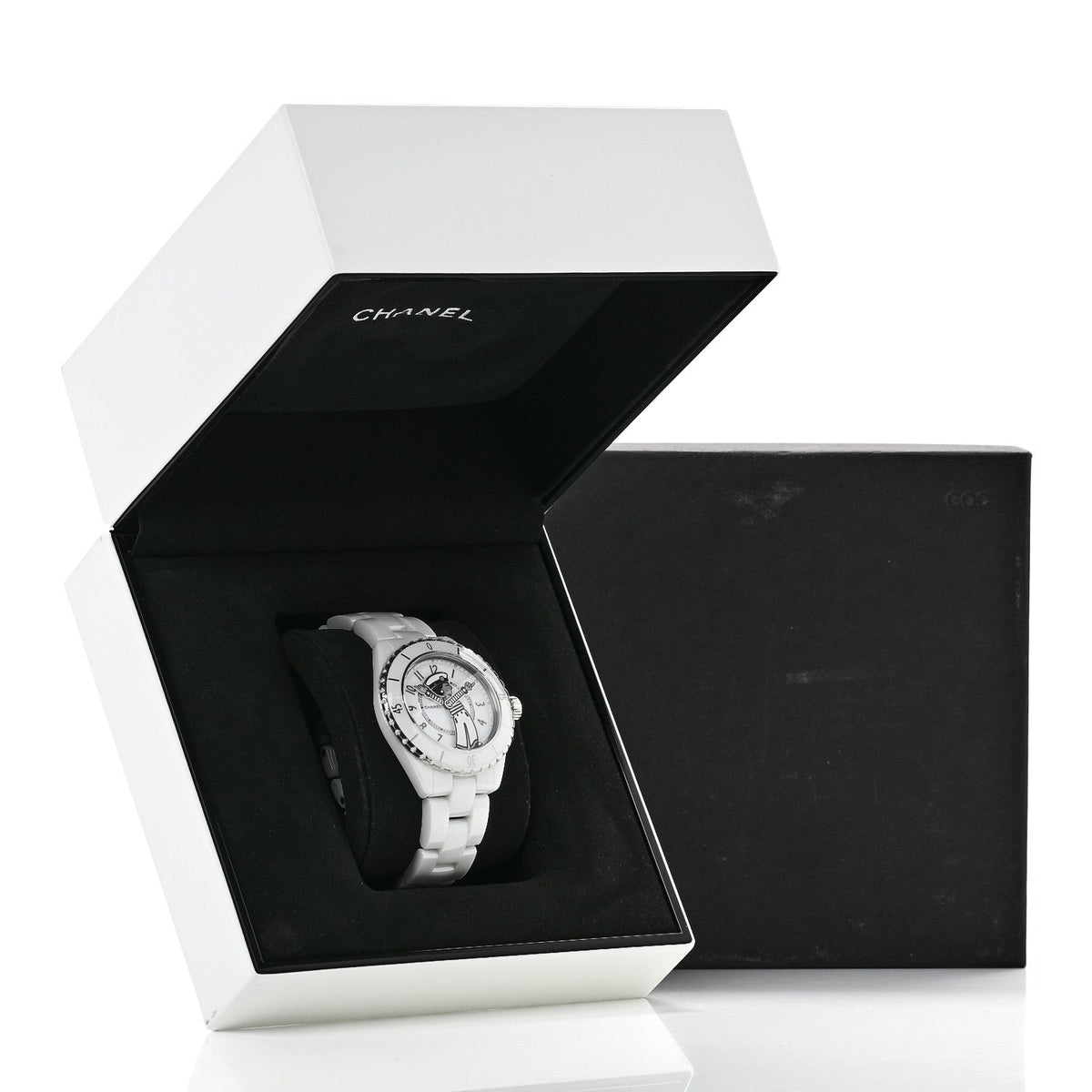 Stainless Steel Ceramic 38mm J12 Limited Edition Mademoiselle La Pausa Automatic Watch White