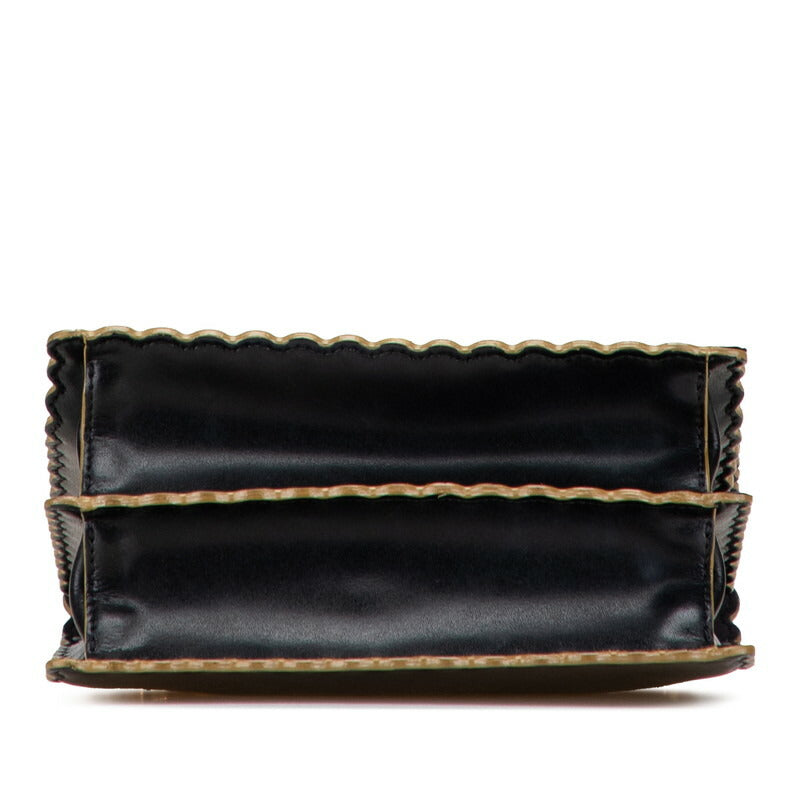 Fendi O'Lock Leather 2Way Shoulder Bag
