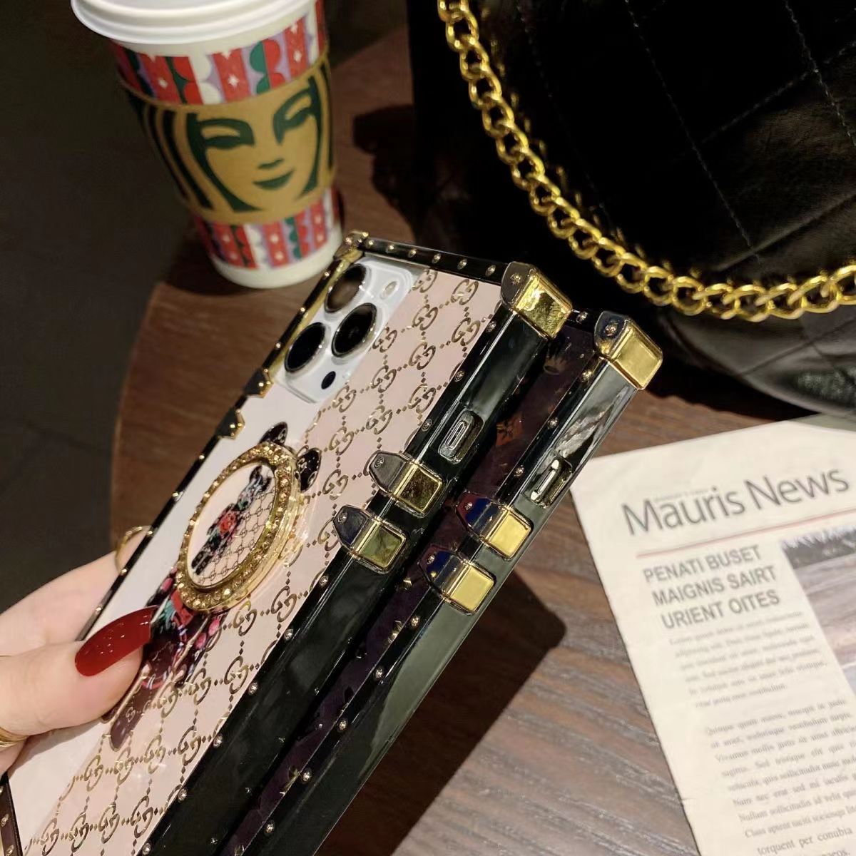 Fashion square phone case for iPhone