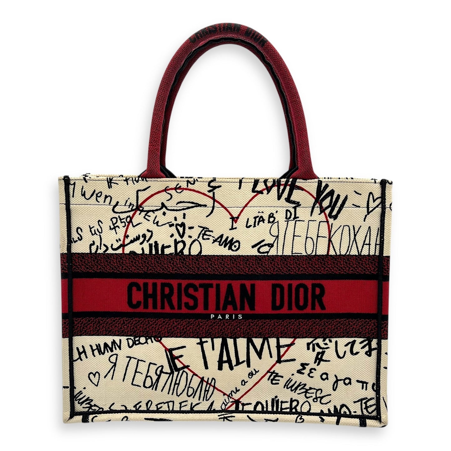 Dior Book Tote Lou Canvas Tote Bag