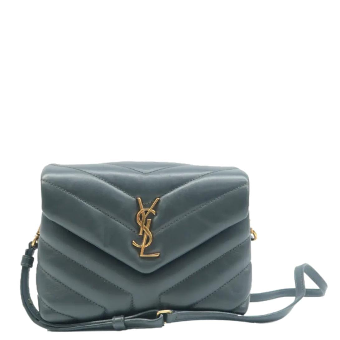 Saint Laurent Loulou Leather Red Crossbody Style 8