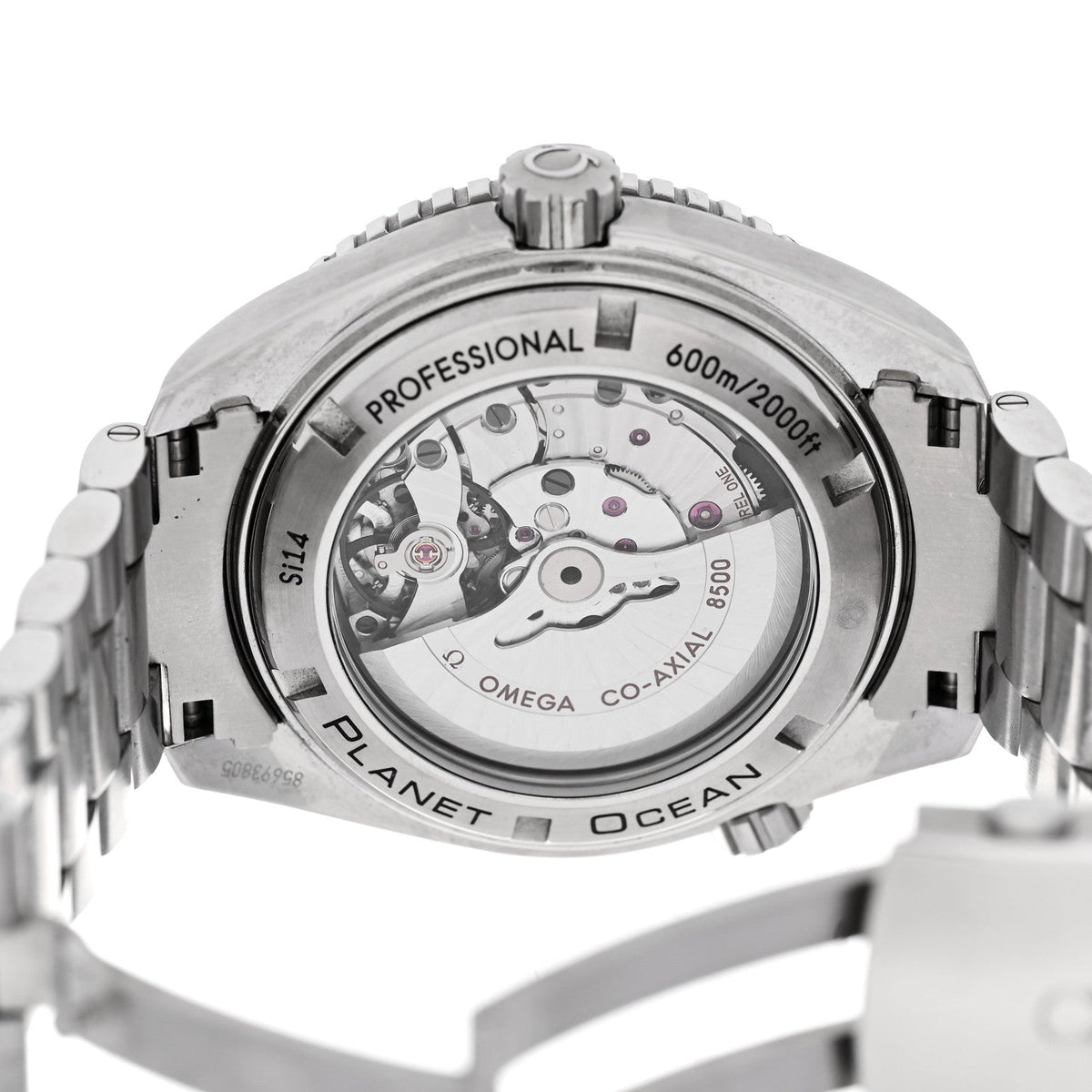 Stainless Steel 45.5mm Seamaster Planet Ocean Automatic Watch Black 232.30.46.21.01.001