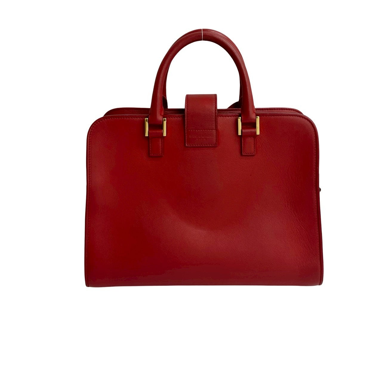Saint Laurent Leather Red Handbag Style 15