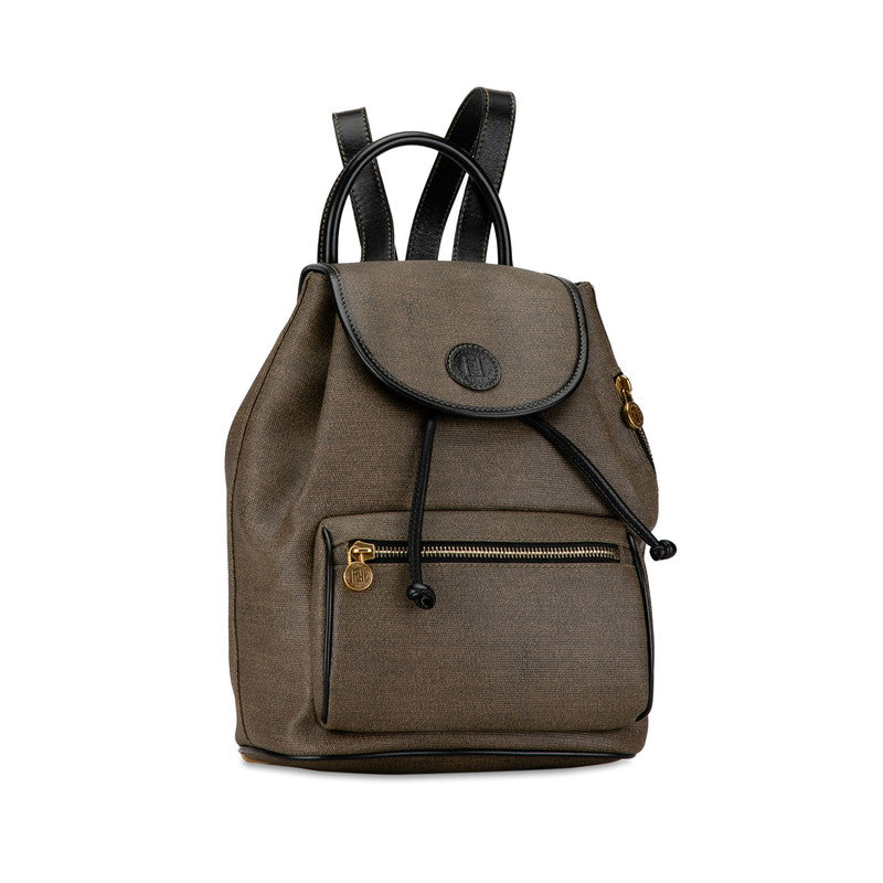 Fendi Zucchino Pvc Leather Backpack
