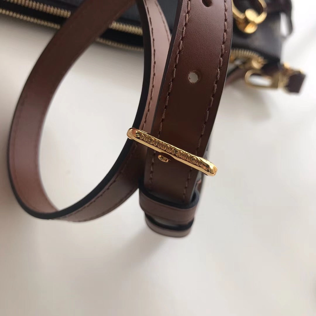 monogram black handbag