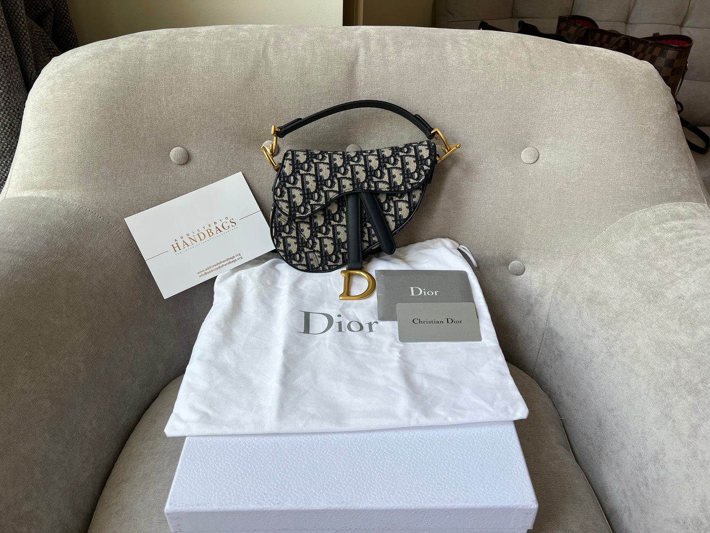Dior Leather Tote Bag