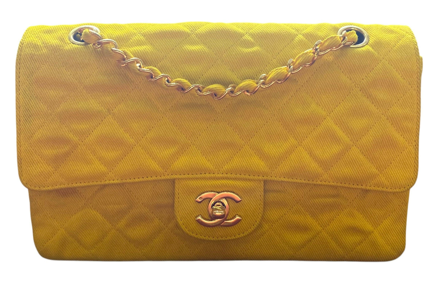 Chanel Classic Flap Gold Shoulder Bag