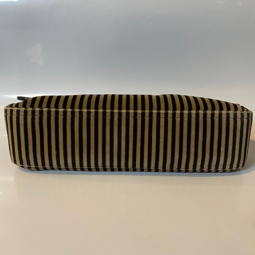 Fendi Baguette Multicolor Suede Shoulder Bag