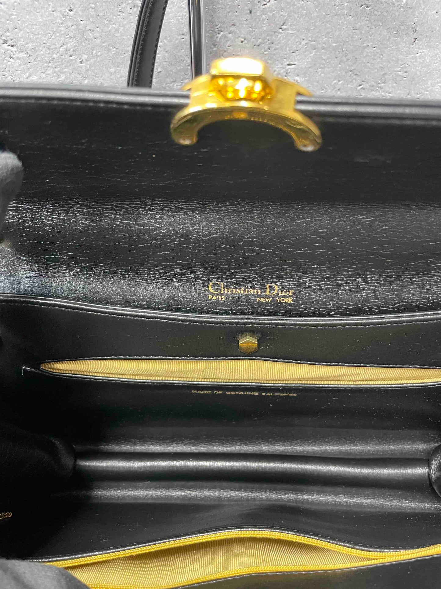 Dior Shoulder Bag Re98943100 Black Leather