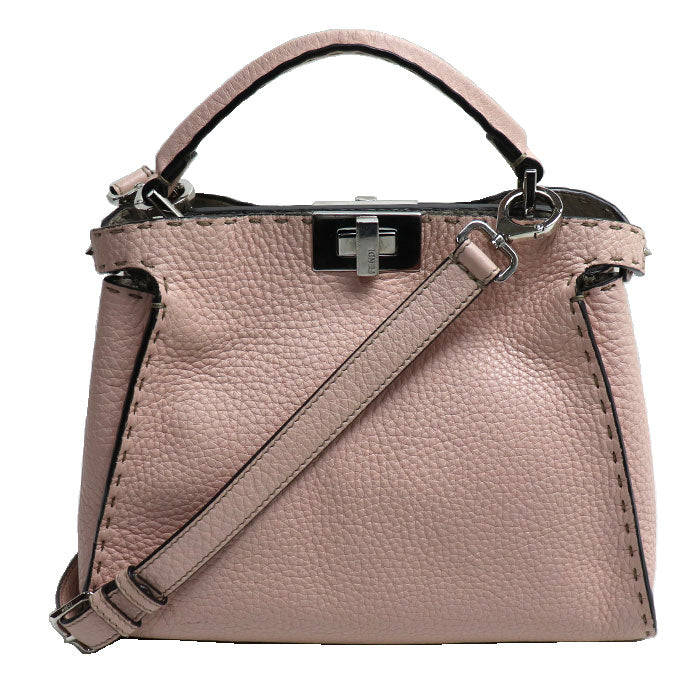 Fendi Selleria Peekaboo Essentially Leather 2Way Shoulder Bag