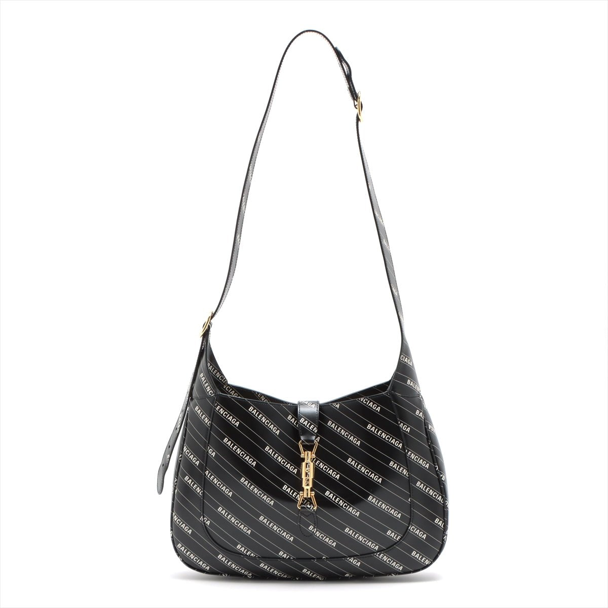 Gucci X Balenciaga The Hacker Project Big 1961 Jackie Black Leather