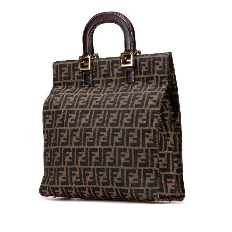 Fendi Peekaboo Leather Red Handbag Style 38