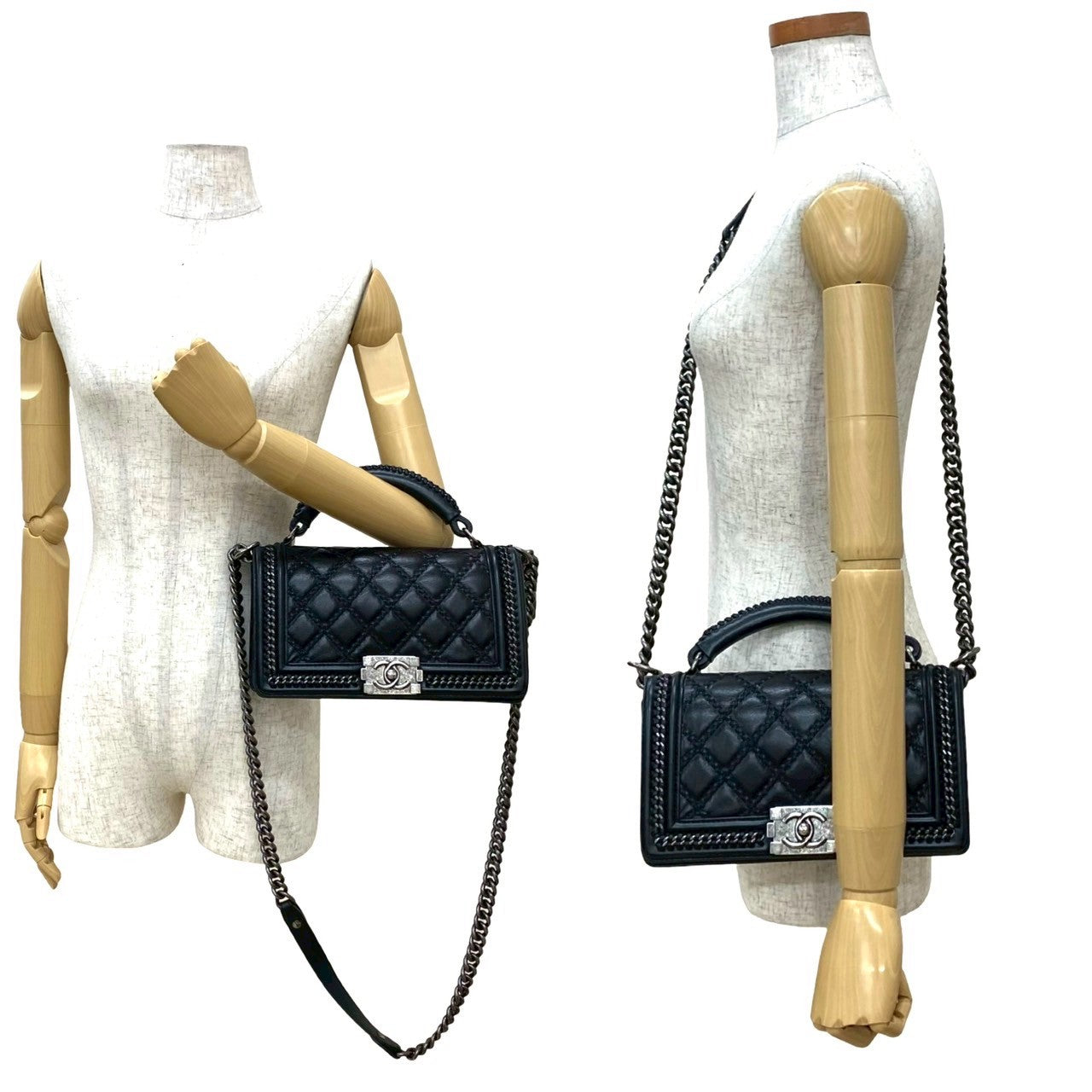 Chanel Boy Leather Shoulder Bag Style 5