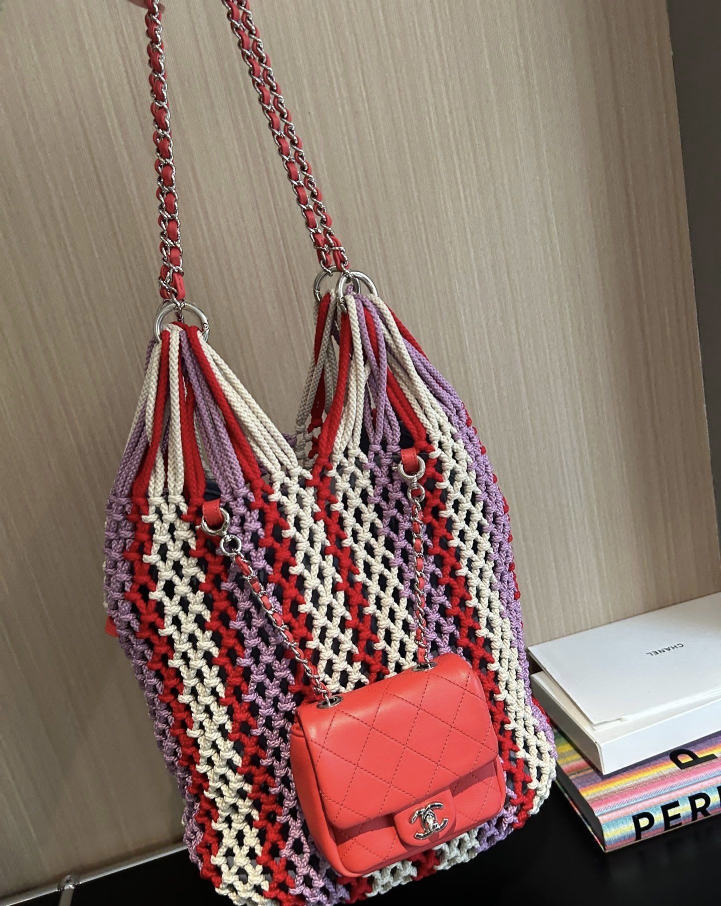 Chanel Luxury Leather Pink Handbag Style 2