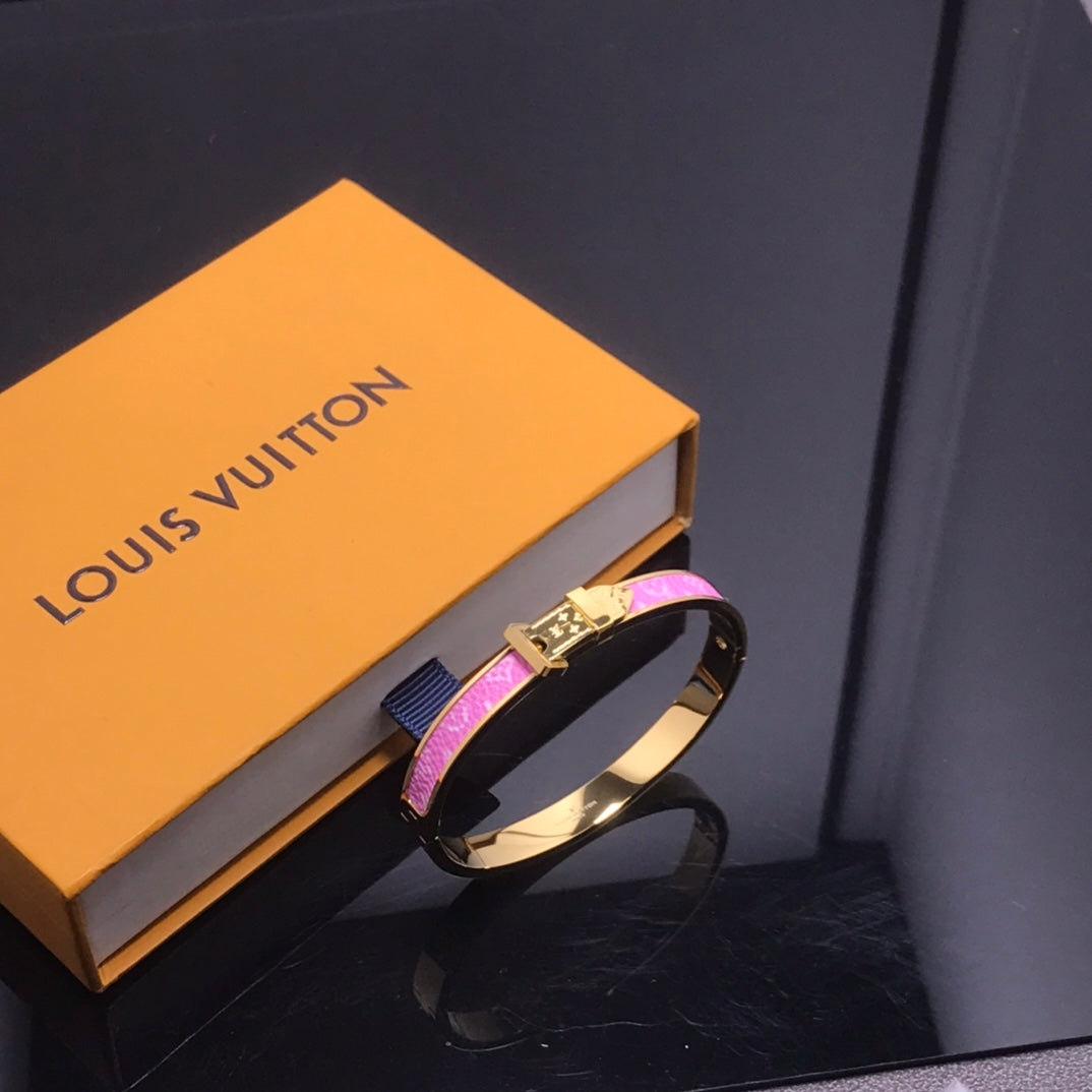 Pink gold bracelets