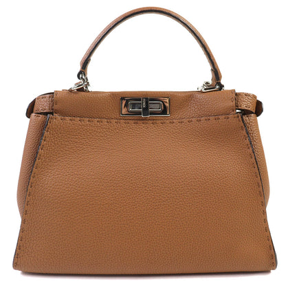 Fendi Peekaboo Large Leather Handbag