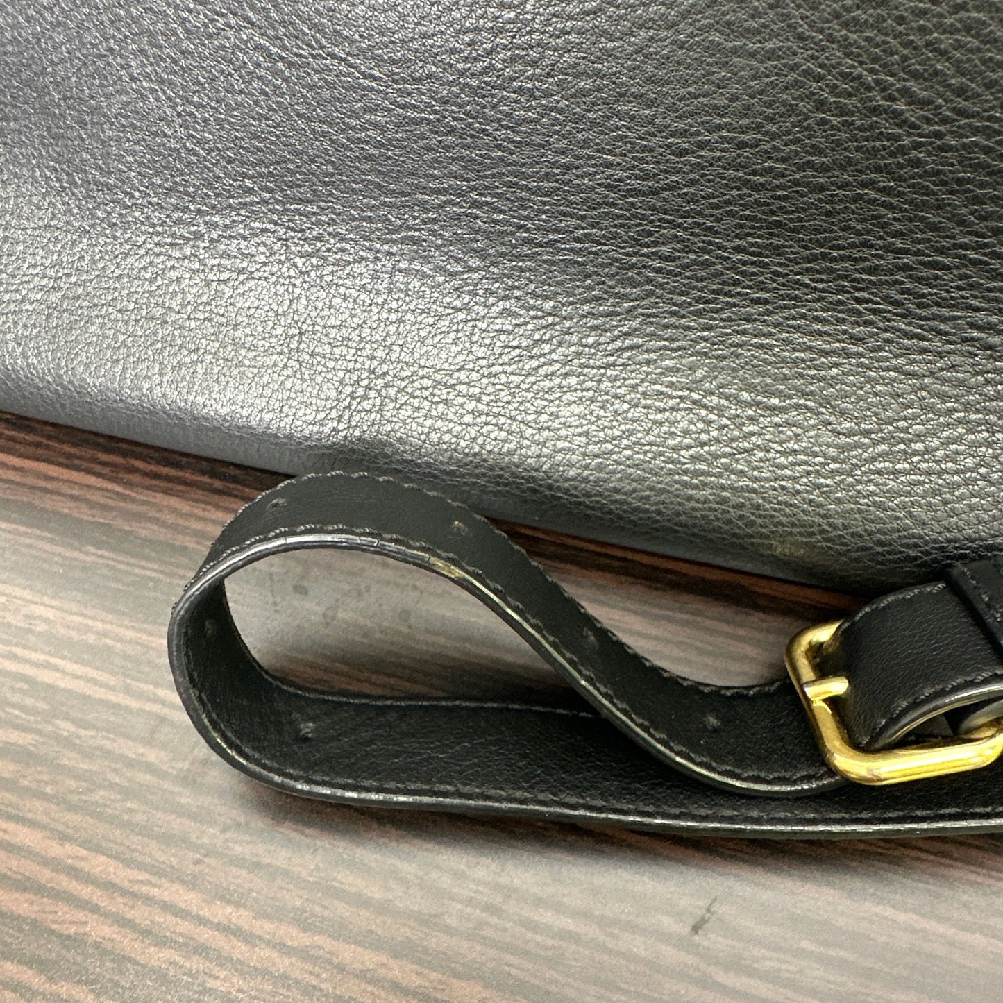 Fendi Black Leather Large Selleria Peekaboo Top Handle Bag Fendi LB107965
