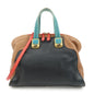 FENDI Cameleon Leather 2WAY Bag Black Brown Blue Red 8BL110