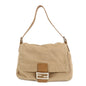 FENDI Mamma Baguette Cashmere Leather Shoulder Bag 26325