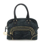 FENDI Suede Studs Mini Boston Bag Black 8BL076