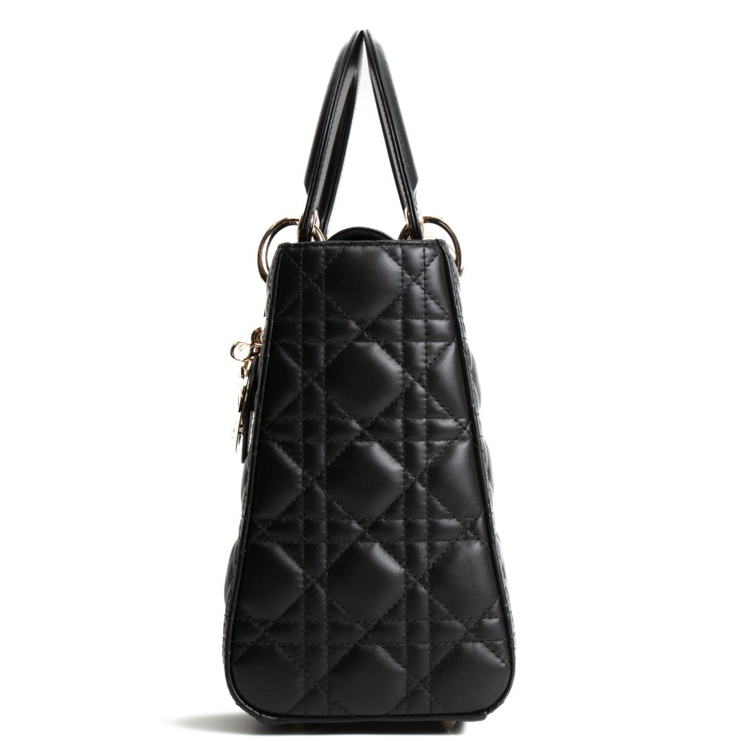 Dior Lady Dior Leather Crossbody Bag