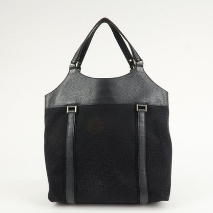 Christian Dior Street Chic Trotter Canvas Leather Tote Bag