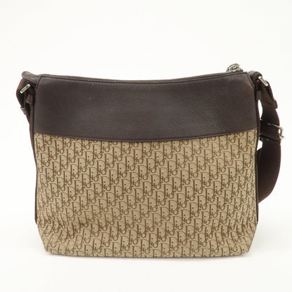 Christian Dior Street Chic Trotter Canvas Leather Shoulder Bag