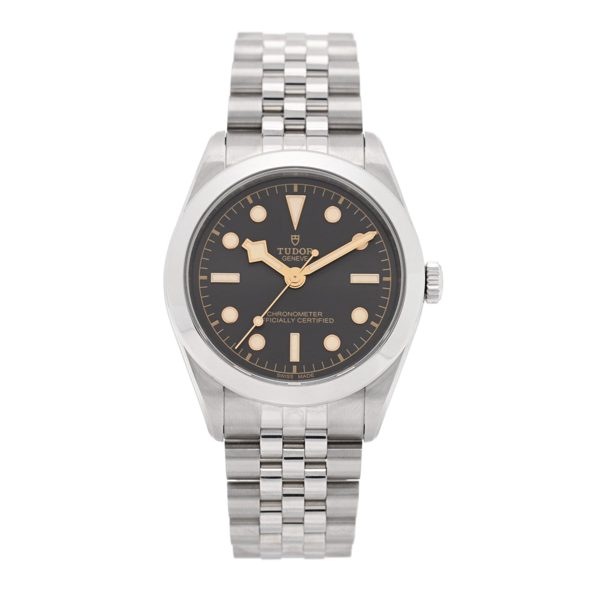 Stainless Steel 39mm Black Bay Automatic Watch Anthracite 79660