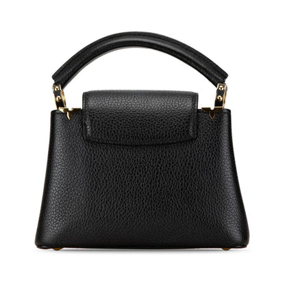 Louis Vuitton  Noir Leather Handbag Shoulder Bag
