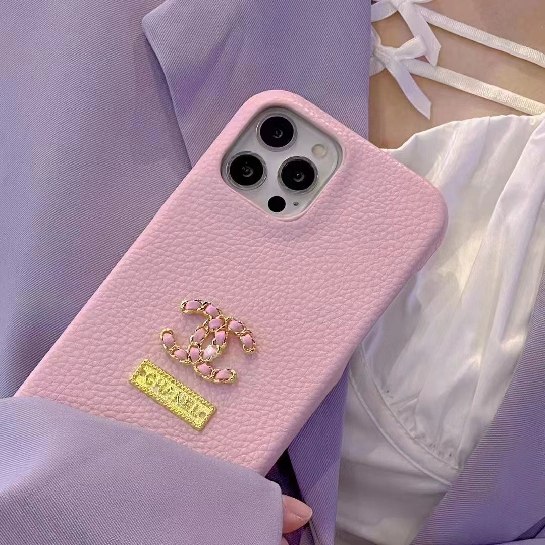 Fashion Luxury CC cortex phone case for iPhone