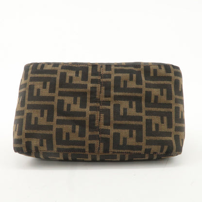 FENDI Zucca Canvas Leather Shoulder Bag Hand Bag 26423 F/S