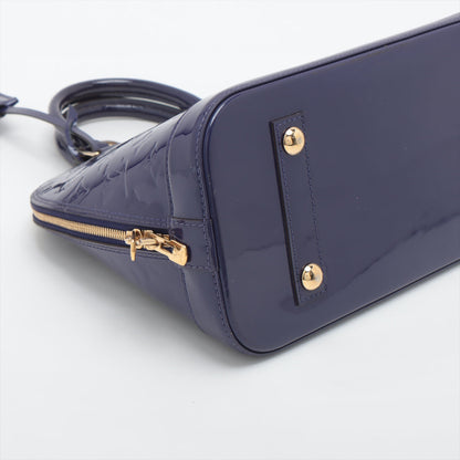 LOUIS VUITTON Alma Handbag in Monogram Vernis Sapphire