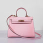 Luxury Hermes Kelly 28Cm Lizard Leather Bag Pink Gold