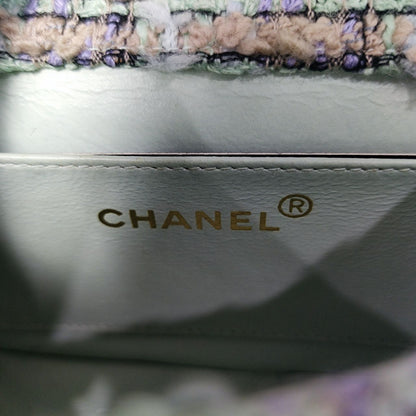 Chanel Classic Flap Tweed Shoulder Bag Tweed