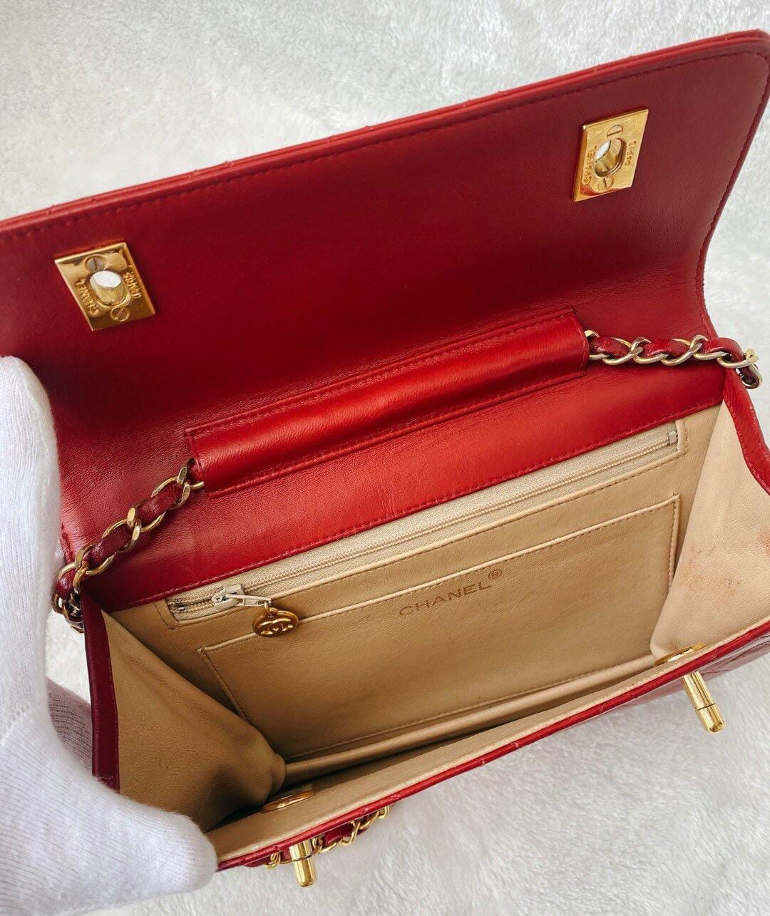 Chanel Timeless Classic Cc Double Turn Lock Bag