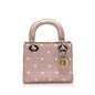 Dior Lady Dior Nylon Leather Shoulder Bag