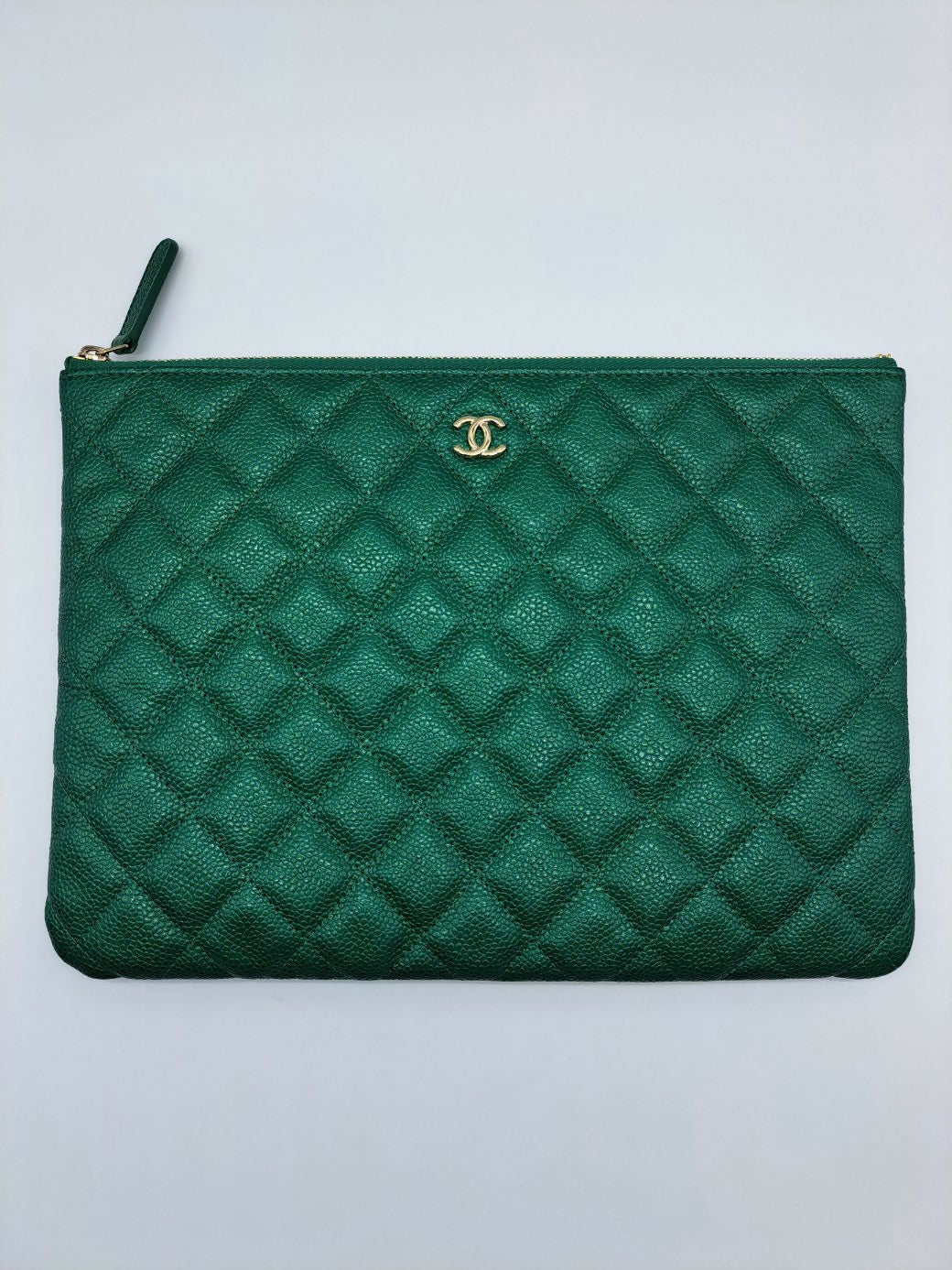Chanel Timeless Caviar Gold Handbag
