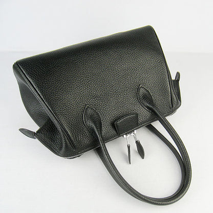Luxury Hermes Paris Bombay Victoria Handbag Black